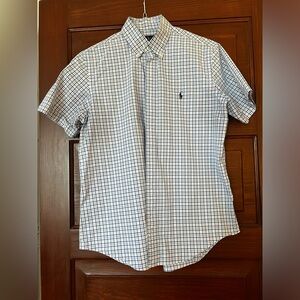 Ralph Lauren size M men’s short sleeve button down shirt